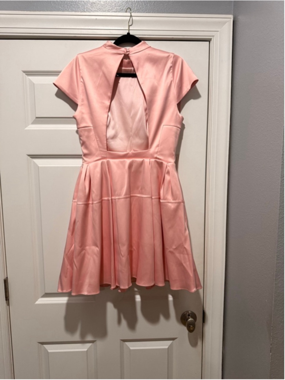Women's House of CB Pink Backless Mini Dress L - Picture 7 of 16